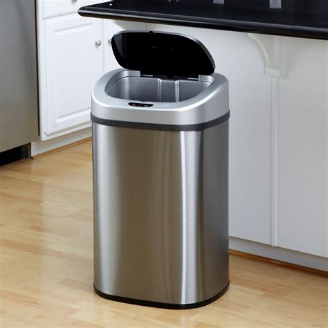 stainless trash can walmart